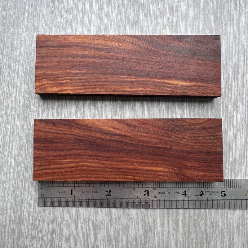 Uotowell Blank Scales Wood Handle for Knife Pre-Cut Sandalwood Sheets for Engraved Decorative Guitar Bodies, Necks, Gun Grips and Knife Handle Scales Blanks - Image 4